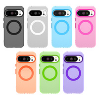 Coque de téléphone magnétique PC dur en TPU souple mat coloré pour Google pixel 10 pro XL/pixel 10/10pro/9A/9/9Pro étui de téléphone portable