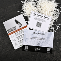 Cartes de remerciement personnalisées avec logo de marque imprimé, cartes d'information produit de luxe pour inserts d'emballage de petites entreprises