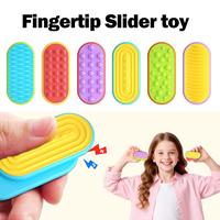 Jouet sensoriel à glissière magnétique pour adultes et enfants, jouet de bureau silencieux pour l'anxiété, l'autisme, le soulagement du stress, jouets sensoriels pour les doigts
