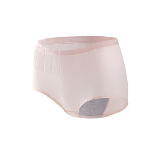 Sous-vêtement menstruel physiologique à quatre couches en polyester tricoté pour femmes culotte de période sanitaire étanche pour adultes grande <span class=keywords><strong>tante</strong></span> - Product Image 1