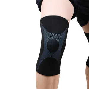 Ks-2067 # hot-vendita Lavorato A Maglia al ginocchio brace campione Gratuito ginocchio avvolge supporto del ginocchio