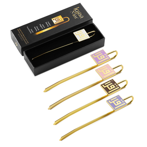 Làm Thế Nào Bán Sắt Quran Bookmark Hồi giáo Men Kim Loại Bookmark Tùy Chỉnh Khuôn Quran Bookmark Hộp Giấy - Product Image 3