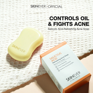 SKINEVER <span class=keywords><strong>Sapone</strong></span> Purificante Anti-<span class=keywords><strong>Acne</strong></span> con Acido Salicilico Delicato Controllo Sebo per Adulti Detergente Rinfrescante Viso Corpo per Pelli a Tendenza Acneica - Product Image 3