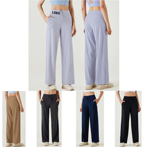 Pantalon de yoga à séchage rapide pour sport, legging avec logo personnalisé, pantalon de yoga taille haute pour fitness et gym pour femmes vente en gros - Product Image 3