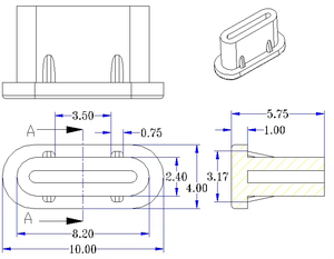 USB Type-C ซ็อกเก็ต<span class=keywords><strong>ตัวเมีย</strong></span>ซิลิโคนกันฝุ่นไมโคร USB อินเตอร์เฟซที่ชาร์จปลั๊ก<span class=keywords><strong>ยาง</strong></span>แบบพกพาสำหรับชาร์จสะดวก - Product Image 3