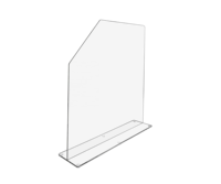 Accessoires de cuisine personnalisés 24 pouces transparent acrylique robinet d'eau réglable protection contre les éclaboussures d'évier