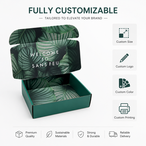 Cajas de Papel Corrugado para Cosméticos, Ecológicas, Hechas con Materiales Reciclados, Acabado Laminado, Diseño Personalizado, Recubrimiento UV, para Embalaje de Regalos - Product Image 2