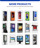 Affichage LCD extérieur IP55, kiosque interactif moderne avec écran tactile numérique Android 4K, pour la publicité, sur pied