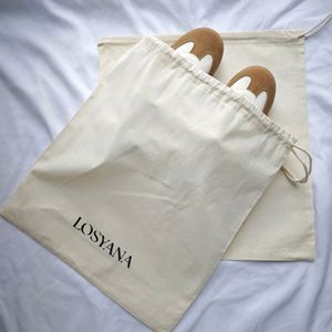 Custom Logo Natural Cotton <b>Bag</b> for Wedding & Party Favors <b>Small</b> MOQ Reusable Gift <b>Bag</b> Handbag Shoes Jewelry Dust <b>Bag</b> - Product Image 4