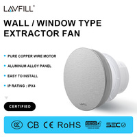 Ventilateur d'extraction circulaire mural pour salle de bain et cuisine