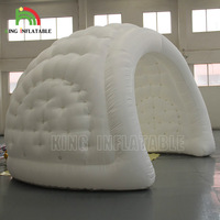 Chapiteau blanc de publicité extérieure de barre d'igloos de petits dômes gonflables louent la tente de partie d'événement