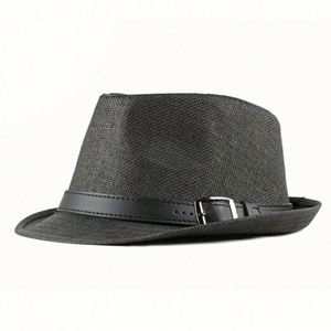 Wholesale Custom Mens Panama Fedora <b>Hats</b> <b>Straw</b> <b>Hat</b> - Product Image 2