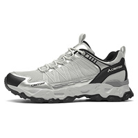 Chaussures de course unisexes pour l'été et le printemps, respirantes, avec semelle intermédiaire amortie, antidérapantes, à semelle extérieure à crampons profonds, pour la randonnée en trail