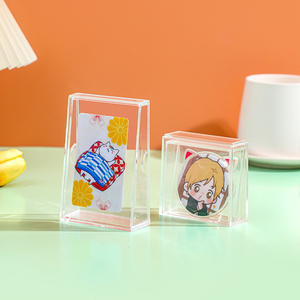 Trẻ Em Món Quà Mini Hình Ảnh Khung Tùy Chỉnh Quả Cầu Tuyết Long Lanh Khung Ảnh Huy Chương Hình Ảnh Đứng Hiển Thị Hộp Huy Hiệu Lưu Trữ - Product Image 1