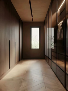 Fabricant de meubles sur mesure Meubles de chambre à coucher Armoire moderne modulaire en bois Design Garde-robe de chambre Style minimaliste - Product Image 5