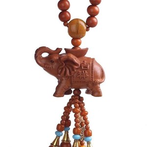 จี้รถไม้พีชสุดเก๋และประณีต สไตล์จีน สำหรับตกแต่งคอนโซลรถยนต์ - Product Image 4