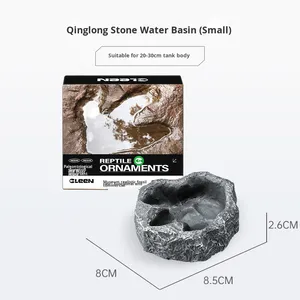 Caverna del nascondiglio del cranio del dinosauro con la piattaforma crogiolante per gechi e serpenti - Product Image 6