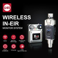 Système de monitoring intra-auriculaire sans fil Xvive U45R2 avec deux récepteurs (58 GHz)