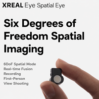 Spot Xreal Eye 6dof, Modo de Suspensión, Fusión de Realidad Virtual, Grabación de Pantalla, 1.35g, Accesorios para Grabación en Perspectiva de Primera Persona