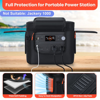 Étui de rangement portable pour station d'alimentation avec fermeture éclair et en polyester pour Jackery 1000 V2, idéal pour une utilisation en extérieur
