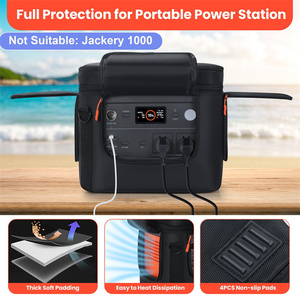 Máy phát điện bao gồm cho bên ngoài mềm mang túi tương thích với jackery Explorer 1000 V2 điện cầm tay trạm lưu trữ trường hợp - Product Image 2