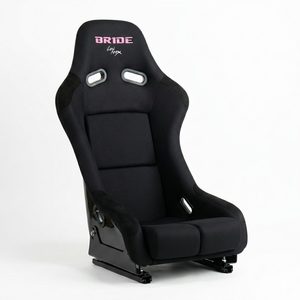 Sedile Racing BRIDE in Tessuto Premium Stile Low <span class=keywords><strong>Max</strong></span> con Schienale Lucido, Universale per Modifiche Auto - Product Image 1