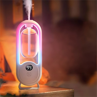Diffuseur d'aromathérapie intelligent pour la maison, la voiture, la chambre à coucher, la salle de bain, avec un style cool et un éclairage d'ambiance, désodorisation automatique