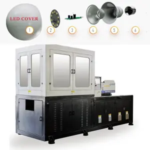 Automatic plastic lamp cover making injection blowing molding machine