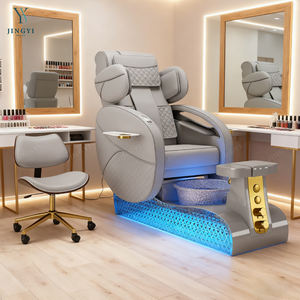 Fauteuil de pédicure spa magnétique personnalisé avec massage du dos, fauteuil de pédicure de luxe à dossier haut pour <span class=keywords><strong>salon</strong></span> - Product Image 1