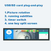 HXXK TOUCH, gran oferta de 38,6 pulgadas, estante de señalización digital comercial ultra ancho, monitor de pantalla de borde, pantalla LCD de barra estirada completa