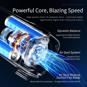Portable Electric Air Pump Rechargeable Inflator with LED <b>Light</b> 5 Nozzles for Air Mattress <b>Pool</b> Float Camping - Product Image 5