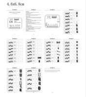 Récepteur universel de télécommande de porte de garage 2 canaux 9-30V à code fixe et à code variable