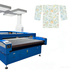 Machine de découpe laser CO2 à double tête 2-en-1 grande surface avec système de caméra panoramique pour le denim, la soie et les tissus synthétiques - Product Image 3