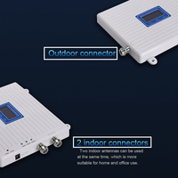Repetidor de señal móvil GSM, repetidor de tres bandas, 900, 1800, 2100 mhz, 23dBm, 70dB, 2G, 3G, 4G