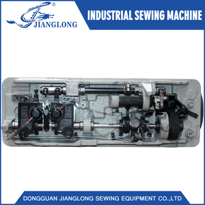 4420 mquina de <span class=keywords><strong>dos</strong></span> agujas triple glisser industriel double alimentation aiguille transport double aiguille cuir sacs machine à coudre pour tente - Product Image 4