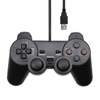 Manette de jeu filaire USB pour PC, ordinateur portable, console de jeu, contrôleur de jeu à vibration, joystick