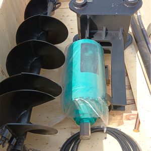 Excavadora de tierra, barrena de tierra, <span class=keywords><strong>pala</strong></span> de barrena de tierra, máquina de perforación en espiral utilizada para taladros en espiral de construcción - Product Image 6