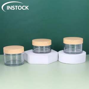 Venta al por mayor 15ml 30ml Frascos cosméticos de plástico transparente con tapa blanca Frascos de crema exfoliante corporal vacíos para el cuidado de la piel en stock - Product Image 6