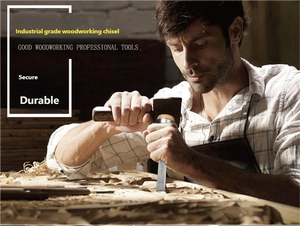 Ensemble de ciseaux à <span class=keywords><strong>bois</strong></span> pour la sculpture, pointes plates/acier/semi-circulaires, manche en <span class=keywords><strong>bois</strong></span> - Product Image 6