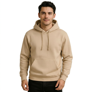 High Quality Heavyweight Cotton Streetwear Clothes Fleece <b>Sweatshirt</b> Custom Puff Print logo Oversized Hoodies Men - Product Image 1