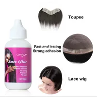 Étiquette Privée : Dissolvant de colle pour dentelle, Bâton de cire, Mousse pour cheveux bouclés, Spray de fixation pour perruques en dentelle noires et dorées