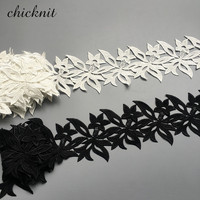 Vente en gros de dentelle guipure colorée de luxe, accessoires vestimentaires, dentelle chimique pour vêtements, robes de soirée, costumes de danse
