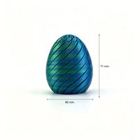Premium Silk PLA Twisty Fidget Egg Tactile Sensory Surface Articulated Design Boredom Buster for Workspace Wholesale Supplier