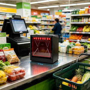 เครื่องสแกนบาร์โค้ดแบบไร้สาย/มีสาย USB 1D/2D QR Code สำหรับพนักงานแคชเชียร์และพนักงานส่งของ รองรับ <span class=keywords><strong>WeChat</strong></span> จากผู้ผลิต - Product Image 5