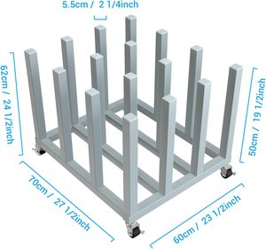 16-cuộn lớn Vinyl cuộn lưu trữ giá nặng nhiệm vụ giấy cuộn chủ cho kế hoạch lưu trữ/vải/butcher giấy tổ chức - Product Image 4