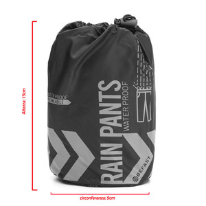 Befast EXPERT MICRO pantalón de lluvia Negro 3XL - Product Image 3