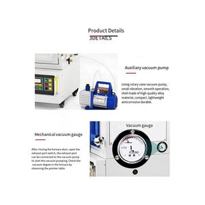 Laboratório elétrico alta temperatura atmosfera câmara forno mufla atmosfera controlada - Product Image 2