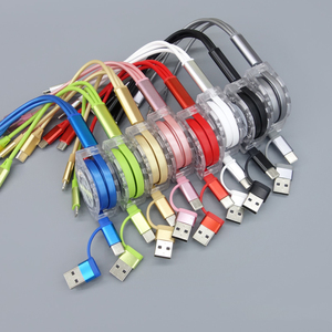 Cable de Carga Rápida USB Tipo-C Retráctil Multifuncional 6 en 1, Multicolor, con Conductor de Cobre Puro de 60W para Computadora e Impresora - Product Image 5