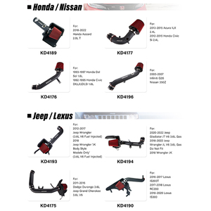 Para Admisión de aire Cadillac ATS 2L Turbo compatible con sistema de admisión de aire frío de 3 pulgadas 2013 + Cadillac - Product Image 4