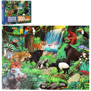 Vente flash - Puzzles en bois de dessins animés - Puzzles de 300 pièces - Interaction parent-enfant pour les enfants - Product Image 2